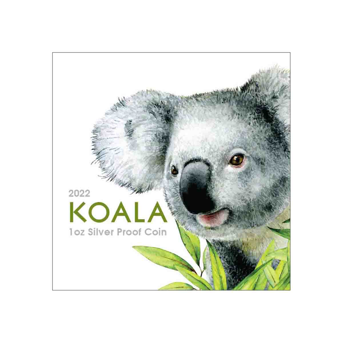 Niue 2022 $1 Koala 1oz .999 Silver Proof Coin