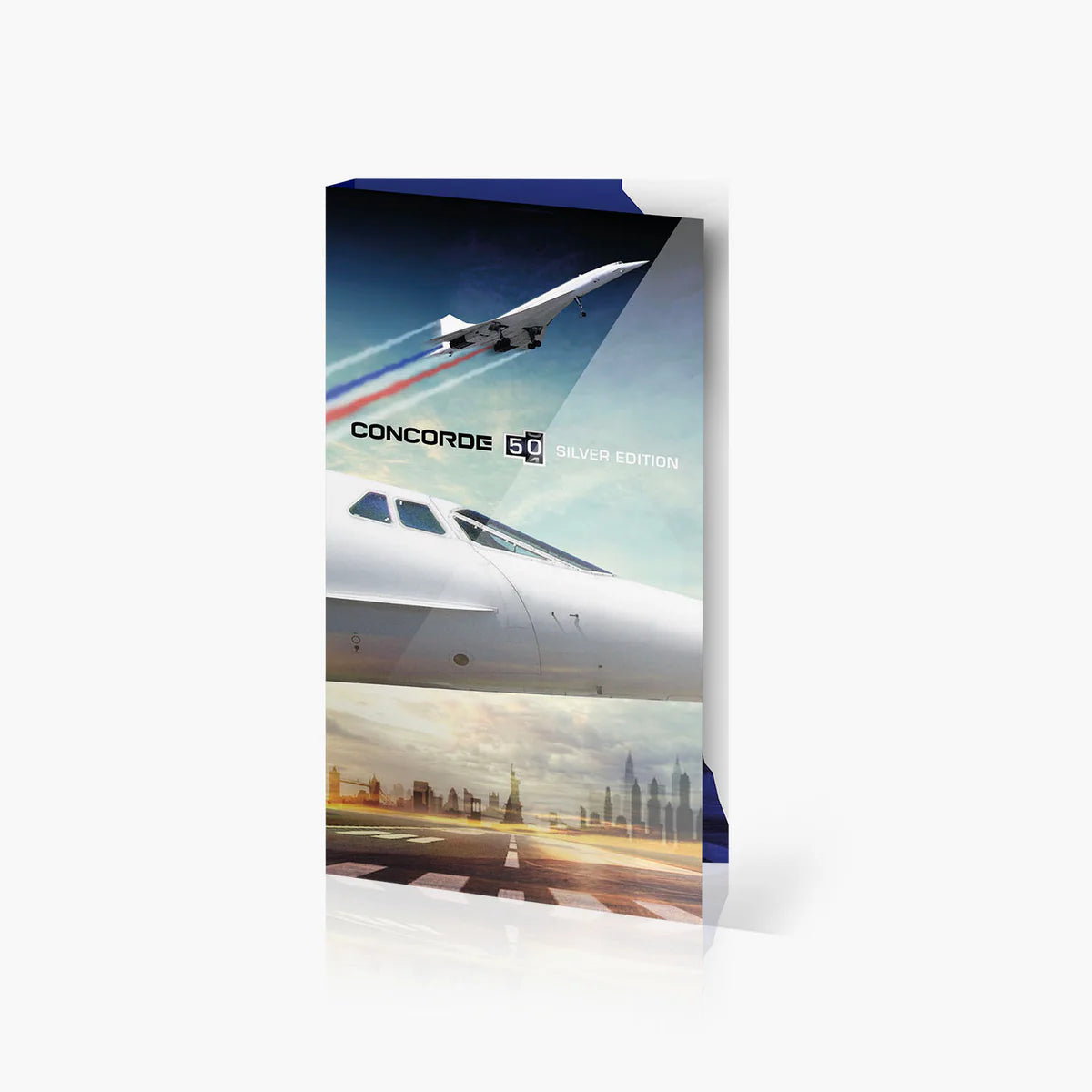 Solomon Islands 2019 20 Cents CONCORDE 50th ANNIVERSARY Complete BU 8-Coin Collection Folder