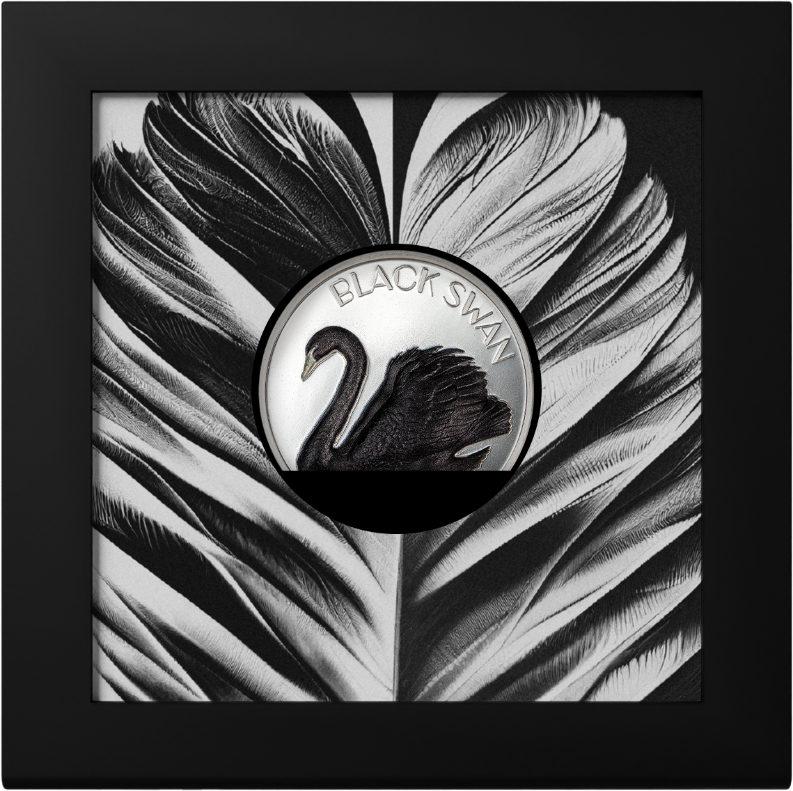 Cook Islands 2023 $10 Black Swan 2oz Silver High Relief Coin CIT Smartminting®