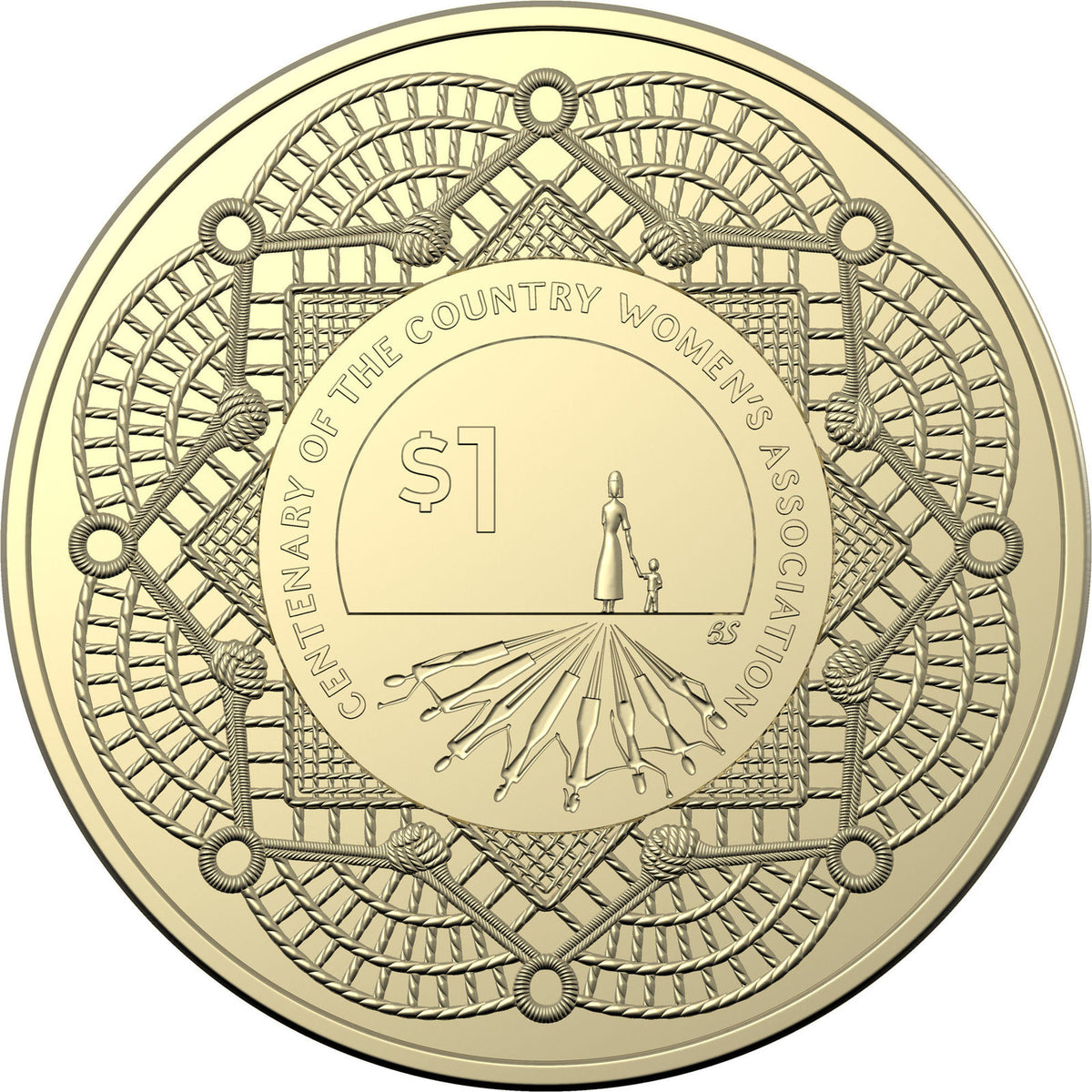 Australia 2022 $1 Centenary of the Country Women’s Association Uncirculated Coin Carded