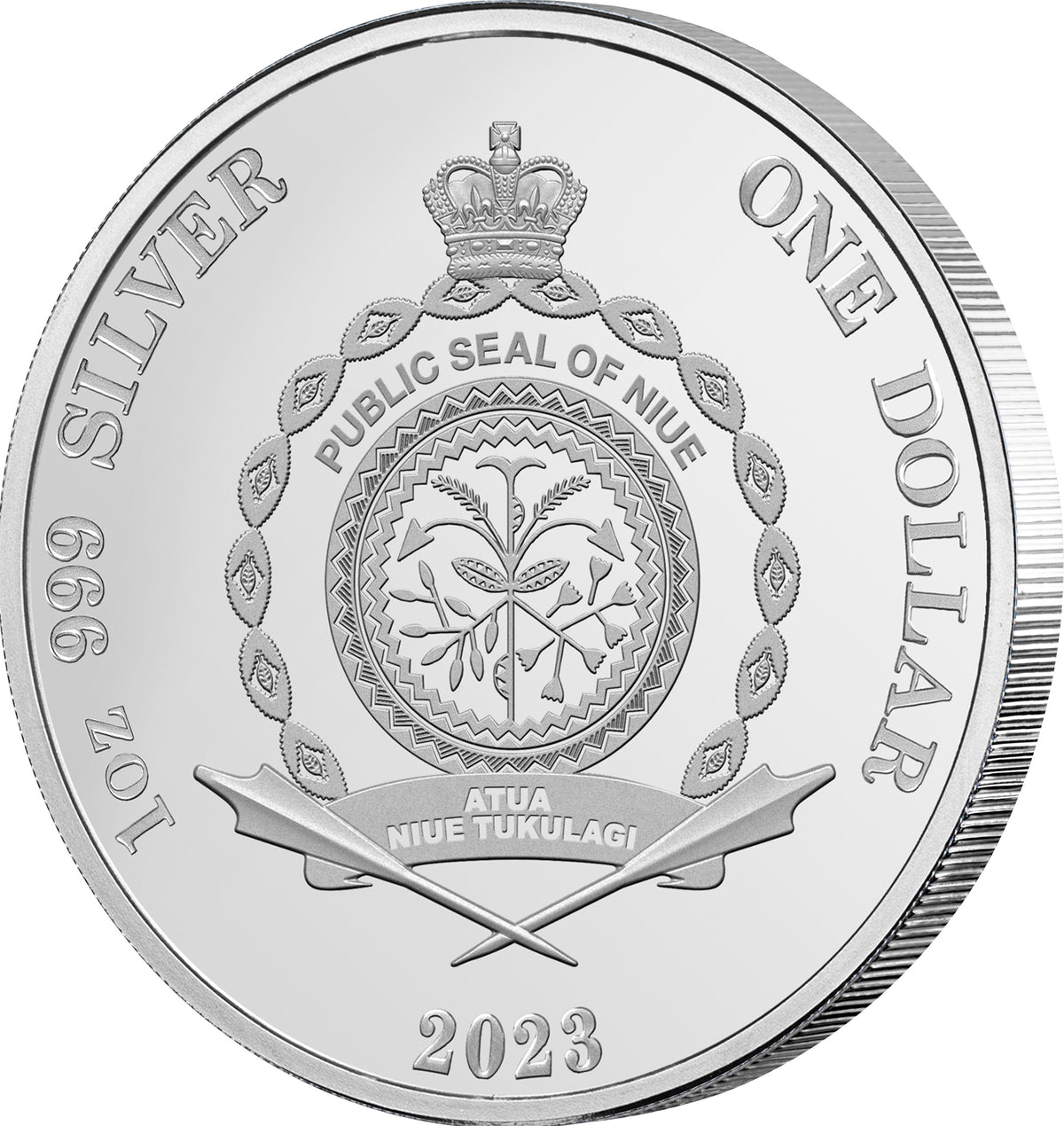 Niue 2023 $1 Great Australian Desert Rose Gold Plated 1oz .999 Silver Proof Coin