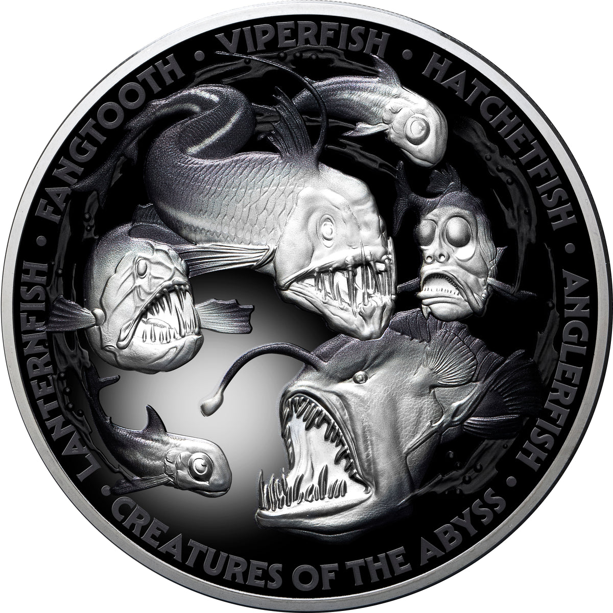 Niue 2024 $10 Creatures of the Abyss 5oz Silver Proof Coin