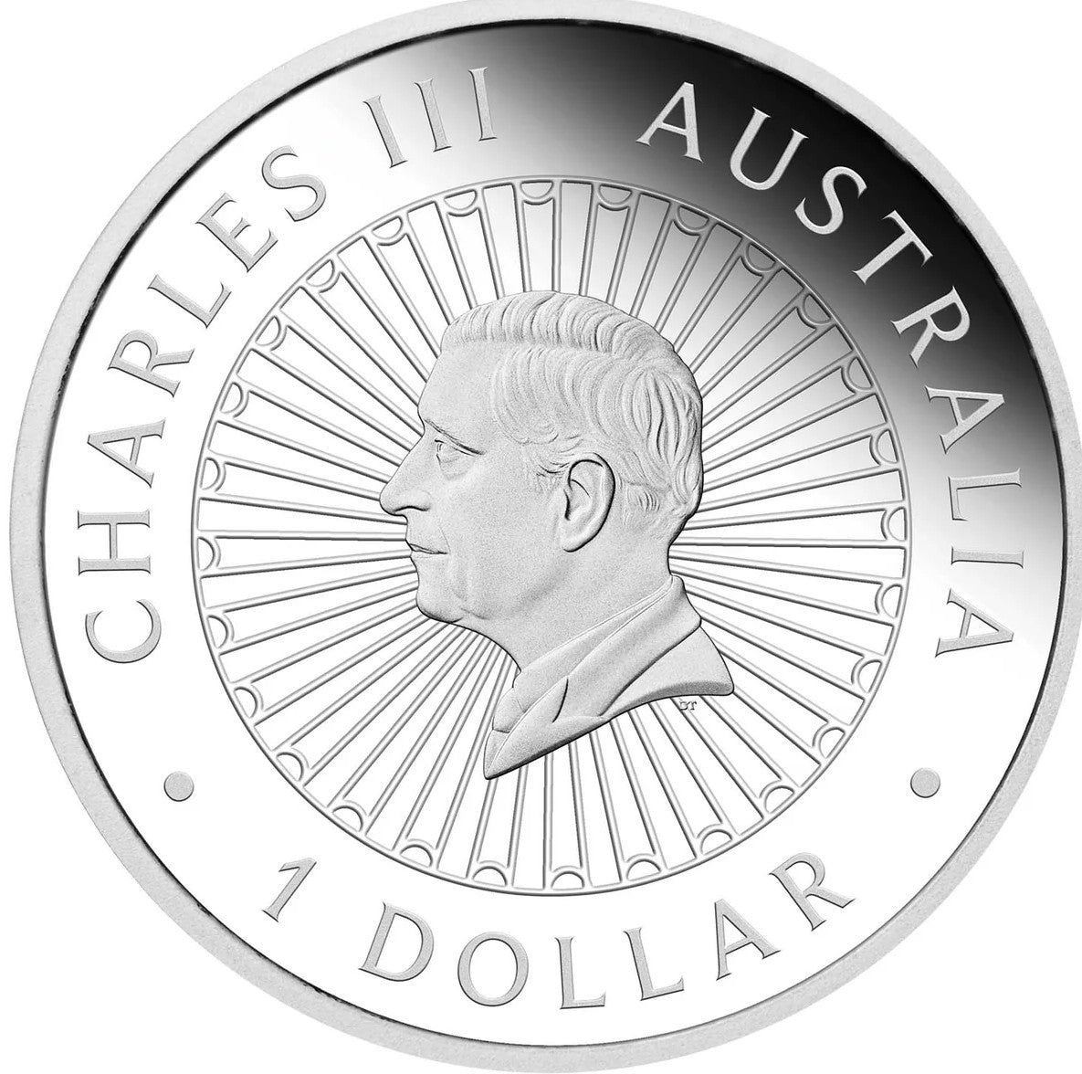 Australia 2025 $1 Lunar Year of the Snake - Opal 1oz .9999 Silver Proof Coin PERTH MINT