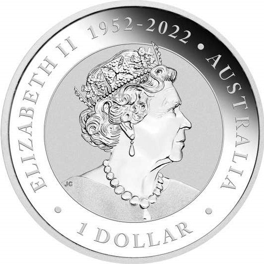 Australia 2023 $1 Australian Emu 1oz Silver Coloured Coin Perth Mint