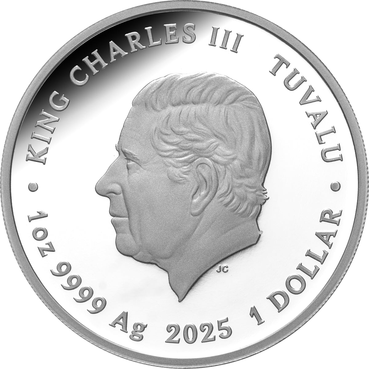 Tuvalu 2025 $1 Deadly & Dangerous TIGER SNAKE 1oz .9999 Silver Proof Coin PERTH MINT