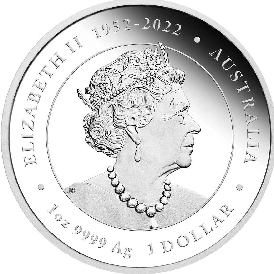 Australian Lunar Series III 2024 $1 Year of the Dragon 1oz .9999 Silver Proof Coin Perth Mint