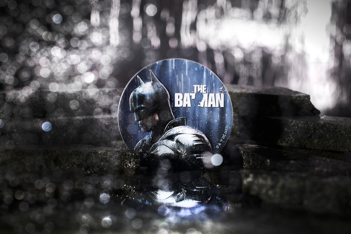 Niue Island 2024 $5 The Batman DARK KNIGHT 2 Oz .999 Silver UHR 2.7mm UV Printing