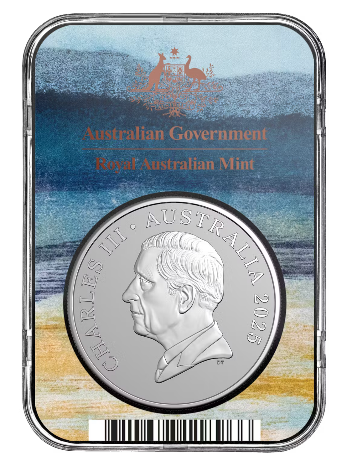 Australia 2025 $1 KANGAROO SERIES - BUSH CAPITAL CANBERRA ACT 1oz .999 Fine Silver Coin