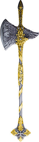 KOMSCO South Korea 2024 The Halberd of the St. Raphael 2.5 oz .999 Gilded Antique Silver Ag Stacker
