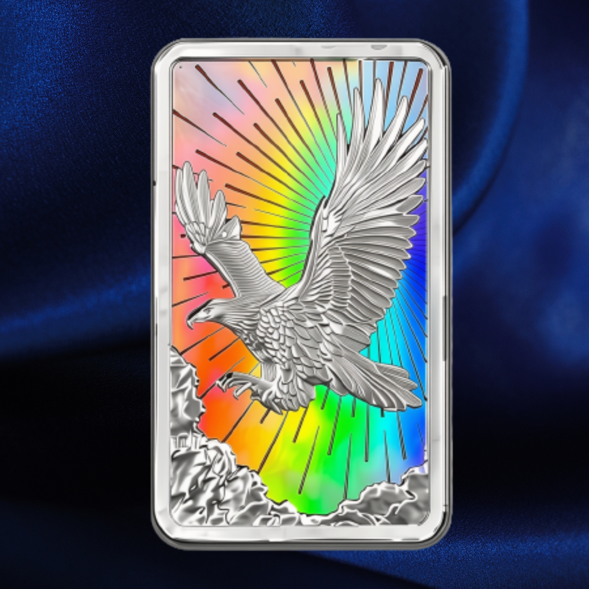 Australia 2026 Wings of Wonder - Wedge-tailed Eagle Hologram 1 oz Silver Bar