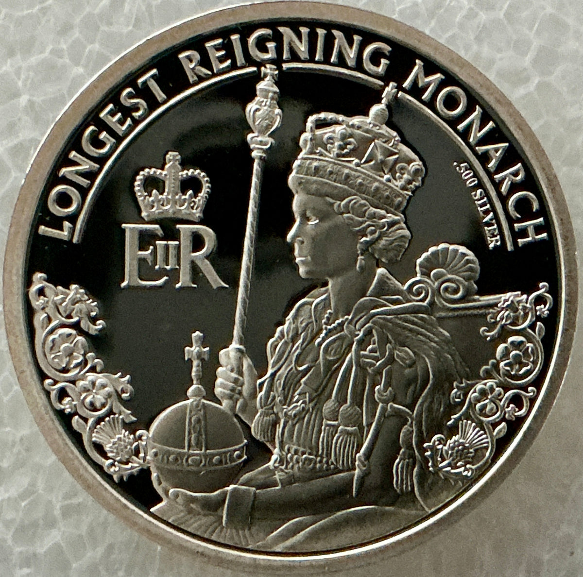 Tokelau 2017 $10 Queen Elizabeth II Longest Reigning Monarch .500 Silver Prooflike Coin