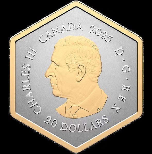 Canada 2025 $20 Nature’s Delight Honey Bee 32 Grams .9999 Fine Silver Coin