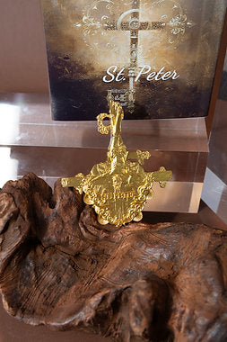 Cameroon 2025 2000 Francs CFA Crucifixion of St Peter - 12 Apostles Series 2oz Gilded Silver Coin 199 Made