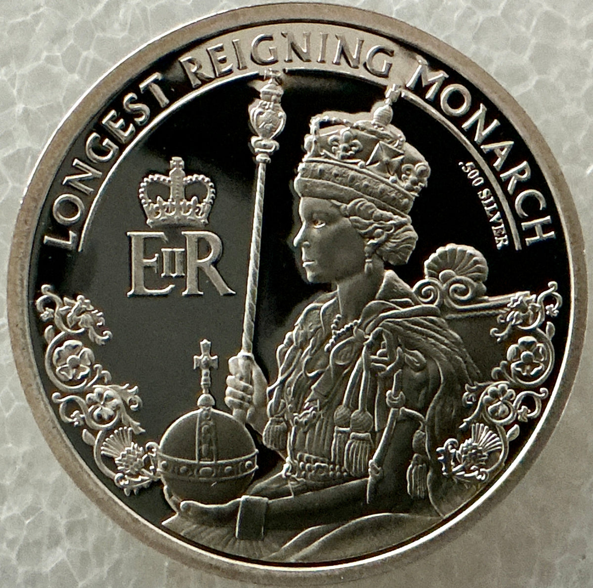 Tokelau 2017 $10 Queen Elizabeth II Longest Reigning Monarch .500 Silver Prooflike Coin