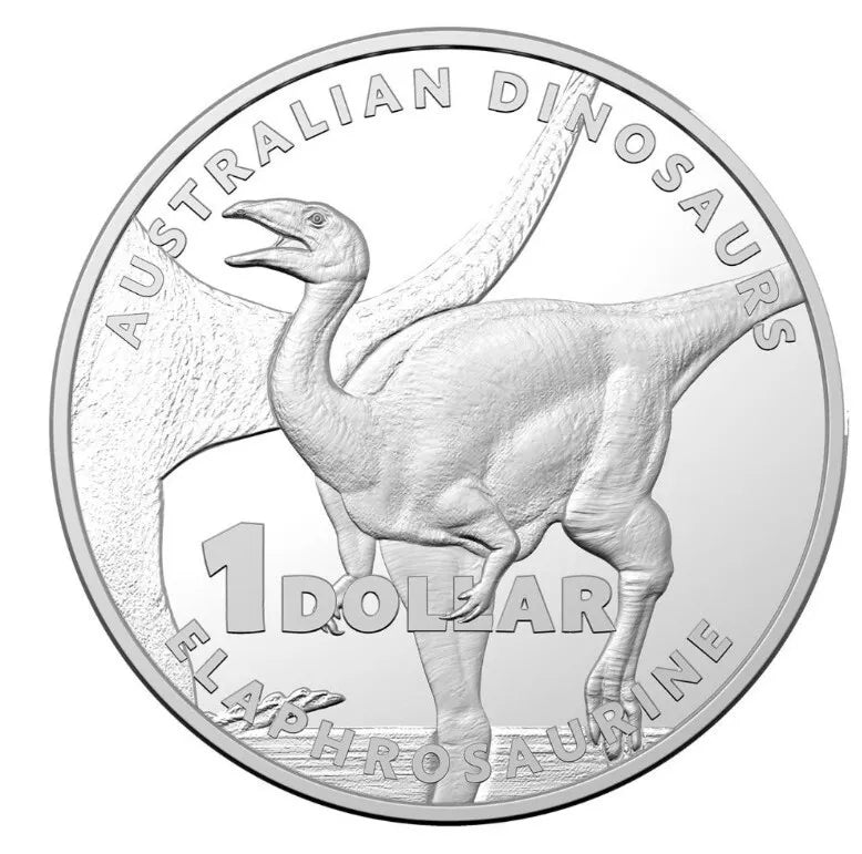 Australia 2022 $1 DINOSAURS .999 Silver Proof four-Coin Set Limited Edition of 1000