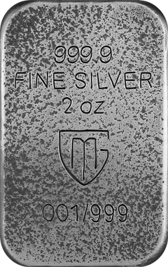 Germania Mint 2024 Goddesses: GEFION- 2 oz 999.9 Antique Silver Cast Bar