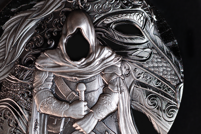 Cameroon 2025 2000 Francs HEADLESS HORSEMEN - Chronicles of Enchantment: European Legends 2oz .999 Silver