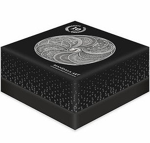 Fiji 2024 $10 Special Edition Mandala Art 10th Anniversary 5 Oz High Relief Silver