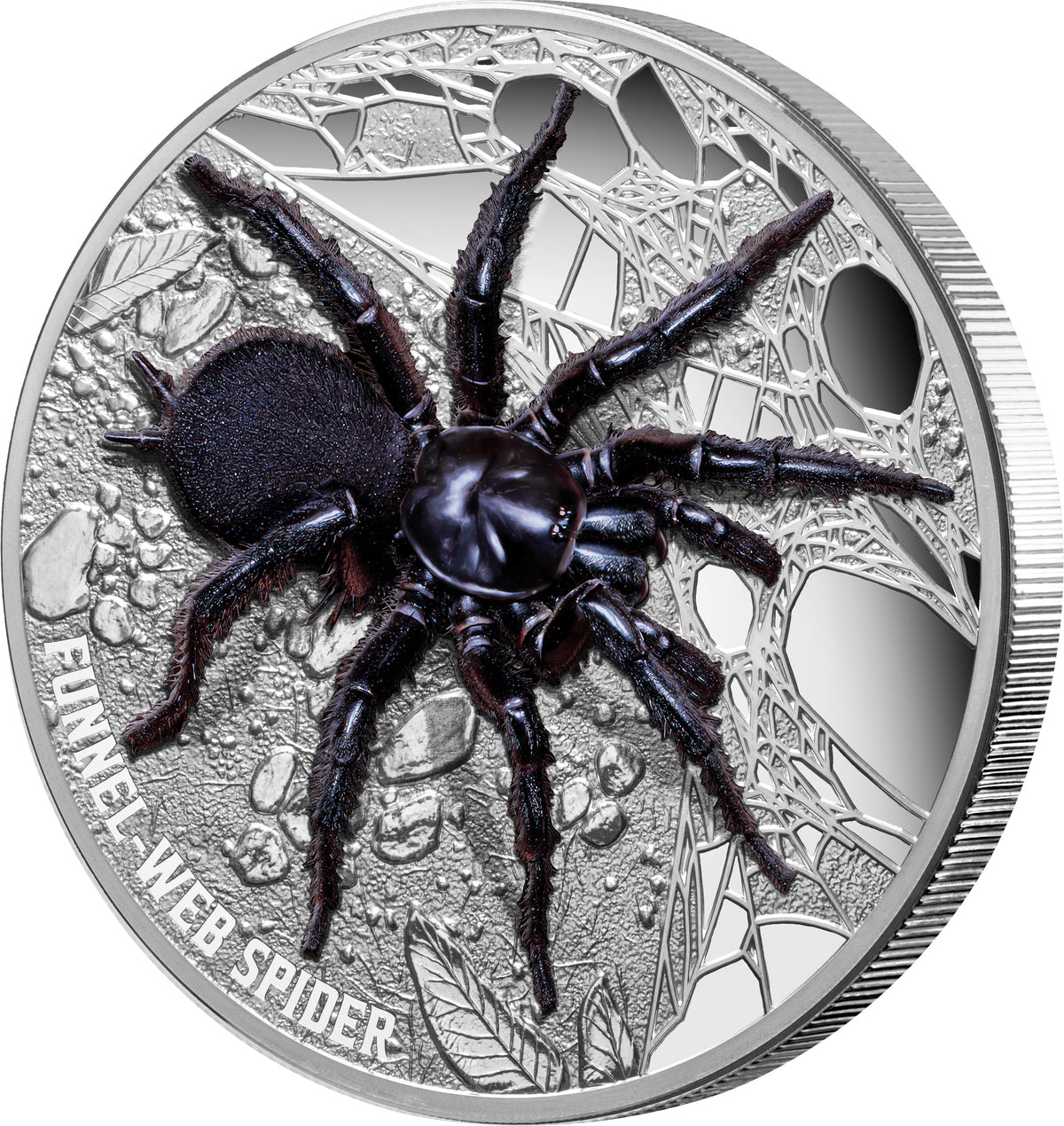 Niue 2023 $10 Australia’s Funnel-Web Spider Ultra High Relief 5oz .999 Silver Proof Coin 500 Minted 65mm