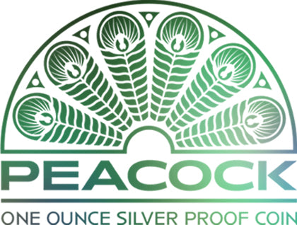 Niue 2024 $1 Peacock 1oz .999 Gold-plated Silver Proof Coin