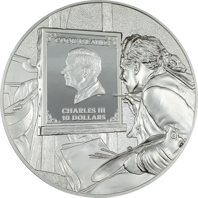 Cook Islands 2024 $10 AUGUSTE RENOIR Masters of Art 2 Oz .9999 Silver Coin