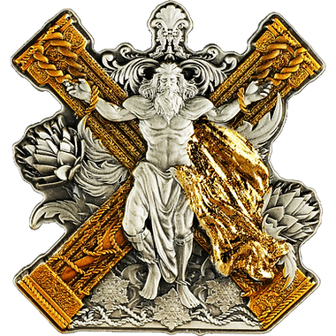 Cameroon 2025 2000 Francs CFA ST ANDREW - 12 Apostles Series 2oz Antiqued Silver 199 Mintage