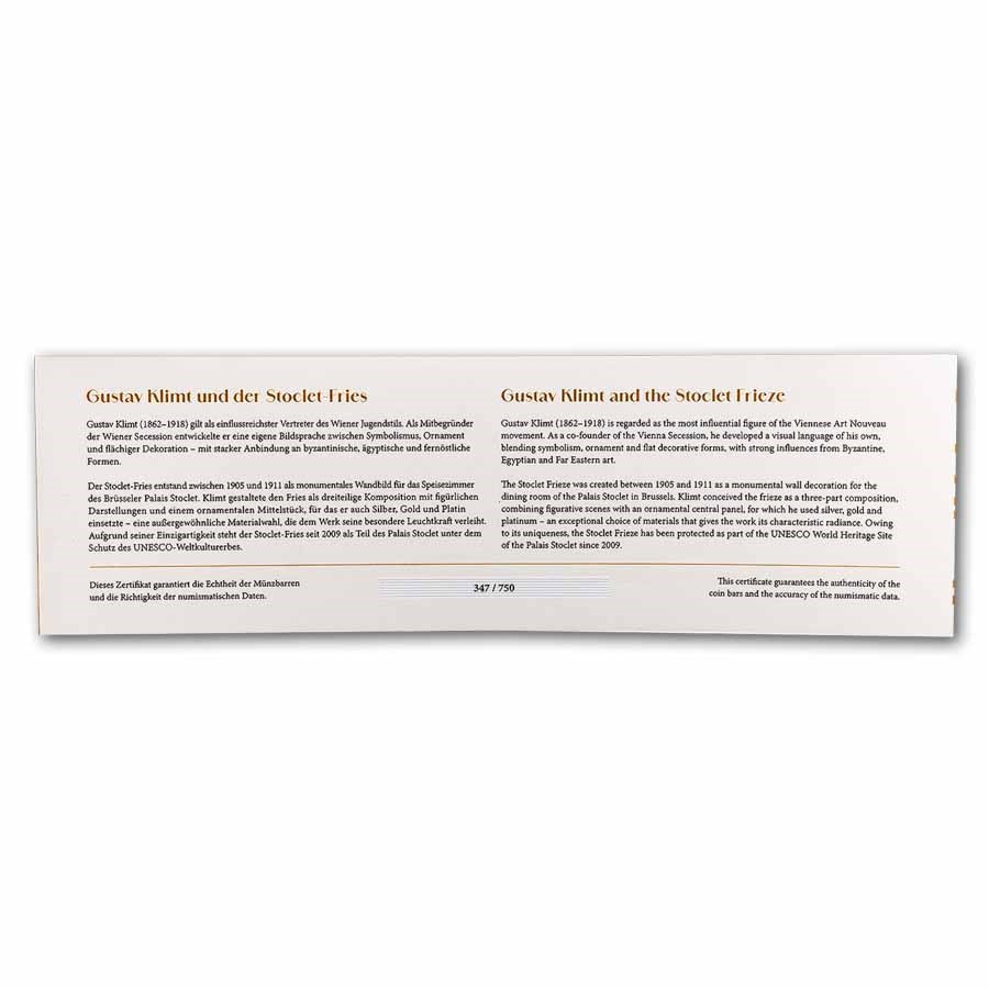 A rectangular printed card or label with German text, shown against a plain white background. The card has a light beige/cream base with brown and black text, and appears to be the product itself rather than an auxiliary chart or instruction image.