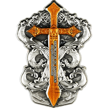 Cameroon 2025 2000 Francs CFA ST SIMON THE ZEALOT - 12 Apostles Series 2oz Antiqued Silver 199 Mintage