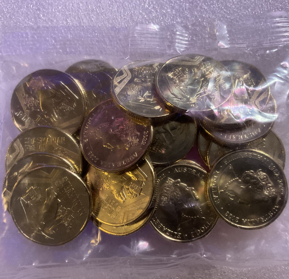 Australia 2023 $1 Big Things Tasmanian Devil Mole Creek Sealed Bag 20 Coins Uncirculated