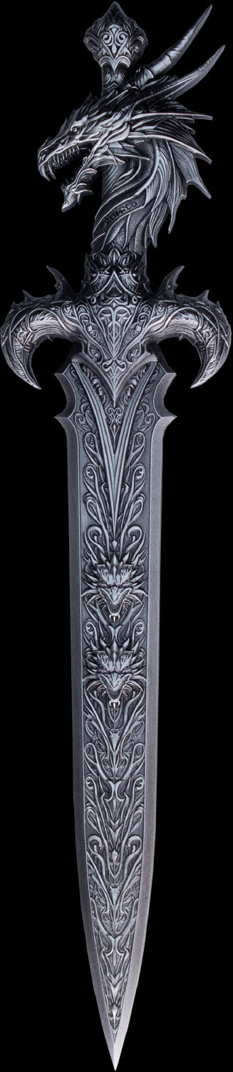 KOMSCO South Korea 2024 The Sword of Chiwoo 2.5 oz .999 Silver Antiqued Shaped Coin