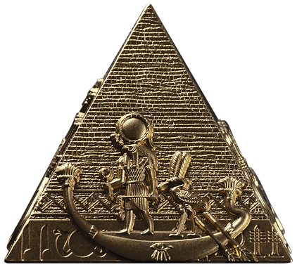 Djibouti 2026 200 Francs PYRAMIDS OF GIZA - 3 Coin Set - 6 oz .999 Antique Silver Coins