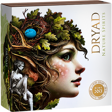Cameroon 2026 2000 Francs DRYAD- Nature Spirits - 2 oz Antique finish .999 Silver Coin
