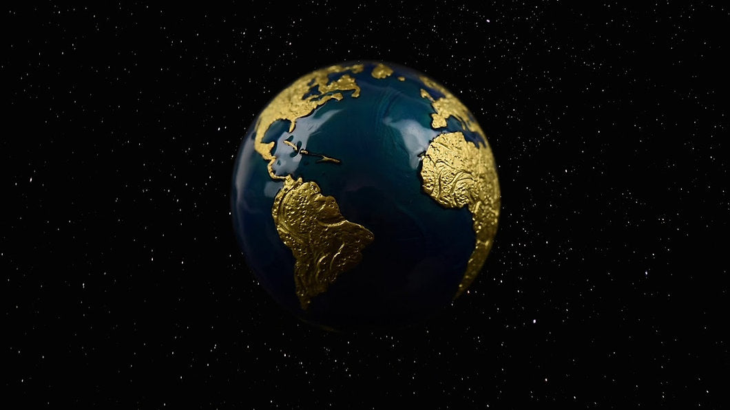 Barbados 2023 $5 BLUE MARBLE Glow in the Dark Planet Earth 3 Oz Silver Coin