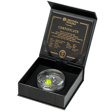 Cameroon 2023 2000 Francs CFA Wizard 2 oz .999 Antique Silver High Relief Fluorescent Silver Coin