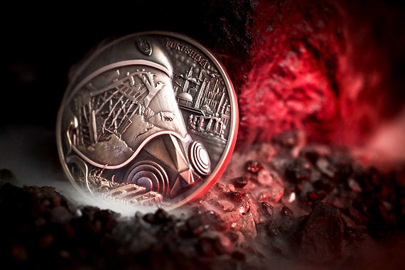 Niue 2024 $5 FUKUSHIMA - HUMAN TRAGEDIES 2 oz .999 Silver UV Highlights