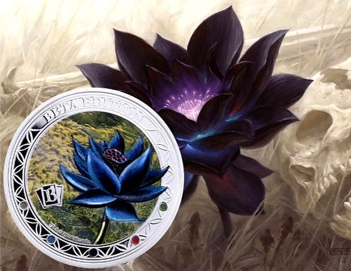 PRE-ORDER Samoa 2024 $5 Magic: the Gathering Beta Black Lotus 1 oz Silver Coin
