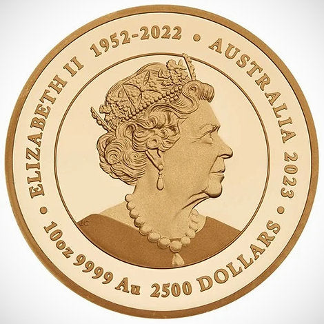 Australia 2025 $2500 The Jewelled Snake -Masterpieces Series 10oz .9999 Gold Proof with Argyle Pink Diamonds™ Coin Perth Mint