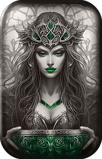 Germania Mint 2024 Goddesses: SIGYN- 2 oz 999.9 Antique Silver Cast Bar
