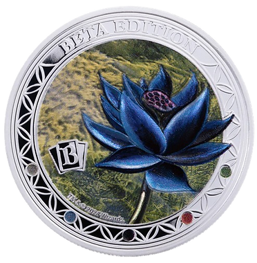 PRE-ORDER Samoa 2024 $5 Magic: the Gathering Beta Black Lotus 1 oz Silver Coin