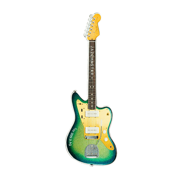 Solomon Islands 2024 Fender Jazzmaster Surf Guitar 1 oz Silver Coin
