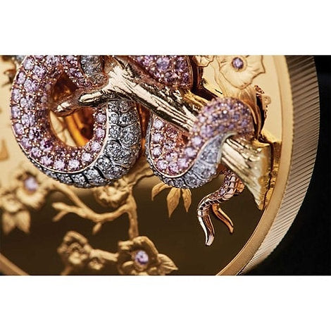 Australia 2025 $2500 The Jewelled Snake -Masterpieces Series 10oz .9999 Gold Proof with Argyle Pink Diamonds™ Coin Perth Mint