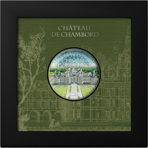 Cook Islands 2024 $10 CHATEAU DE CHAMBORD 2oz .999 Silver Coin CIT Smartminting®