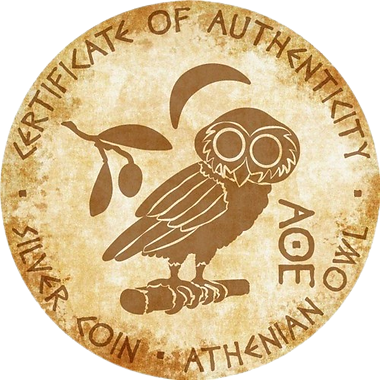 Niue 2020 $2 Ornamental Athenian Owl 1 Oz Silver Coin Swarovski Crystals