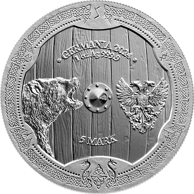 Germania Mint 2024 5 Marks VALKYRIES: SOLVEIG 1 OZ .9999 SILVER BU