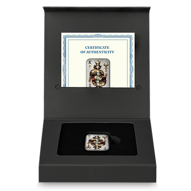 Germania Mint 2024 Goddesses: GULLVEIG - 2 oz 999.9 Silver Cast Bar