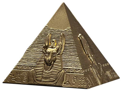 Djibouti 2026 200 Francs PYRAMIDS OF GIZA - 3 Coin Set - 6 oz .999 Antique Silver Coins