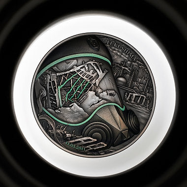 Niue 2024 $5 FUKUSHIMA - HUMAN TRAGEDIES 2 oz .999 Silver UV Highlights