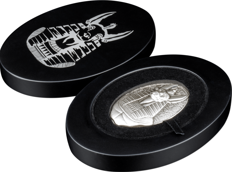 Djibouti 2024 200 Francs 3D Shaped Anubis 3oz Silver Coin