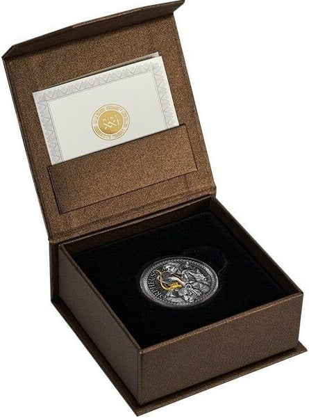 Cameroon 2023 1000 Francs Orpheus- The Great Greek Mythology 1 Oz Antique Silver Coin 500 Minted