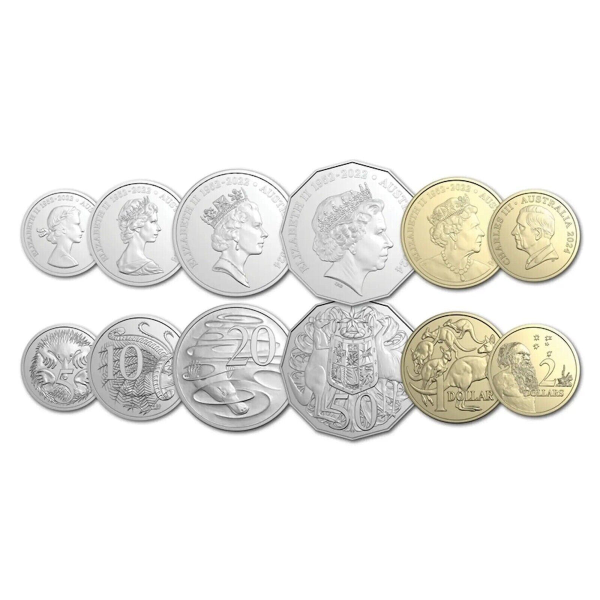 Australia 2024 Change Of Monarch Mint 6 Coin Set Uncirculated